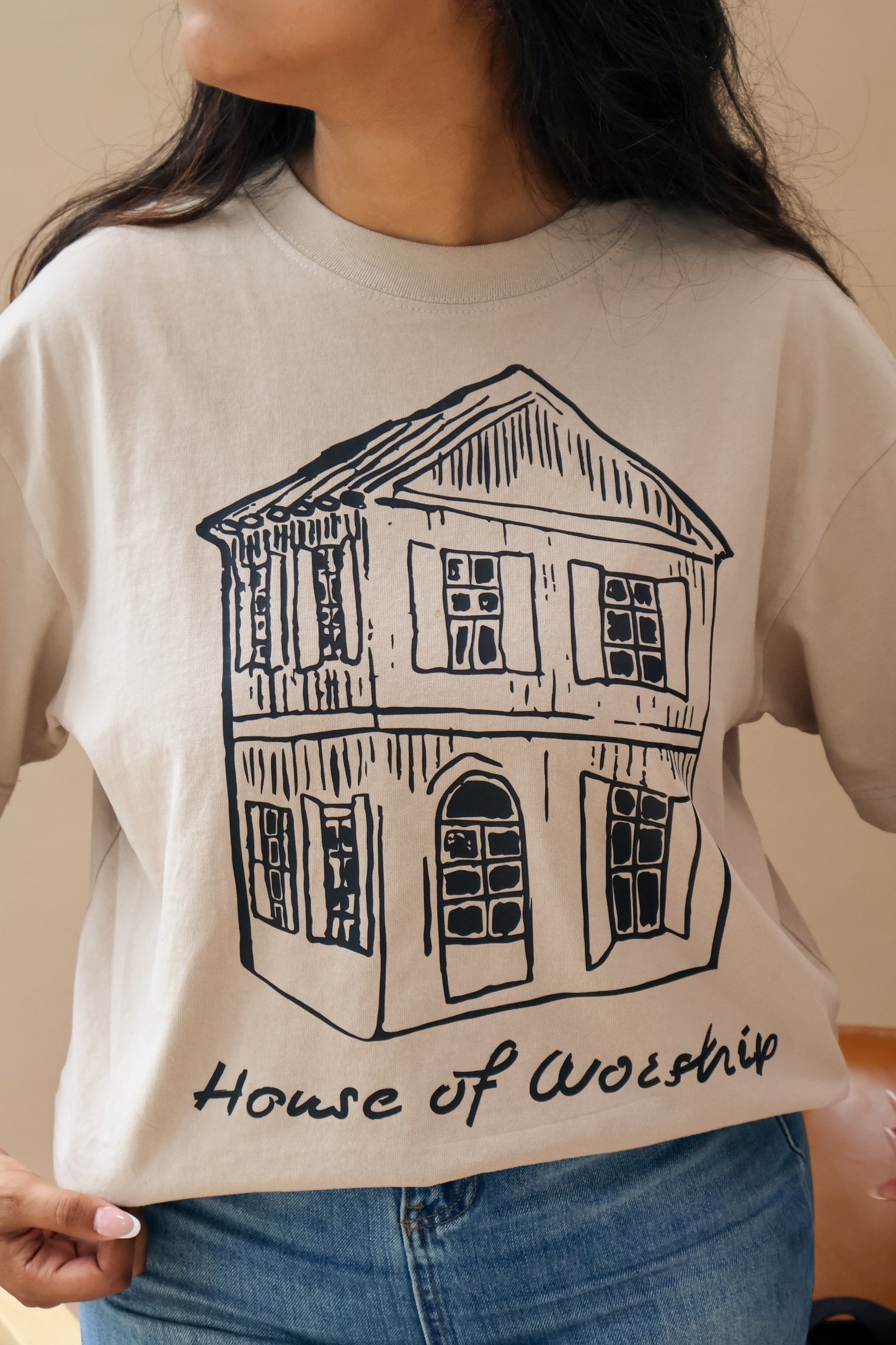 "HOUSE OF WORSHIP" TEE