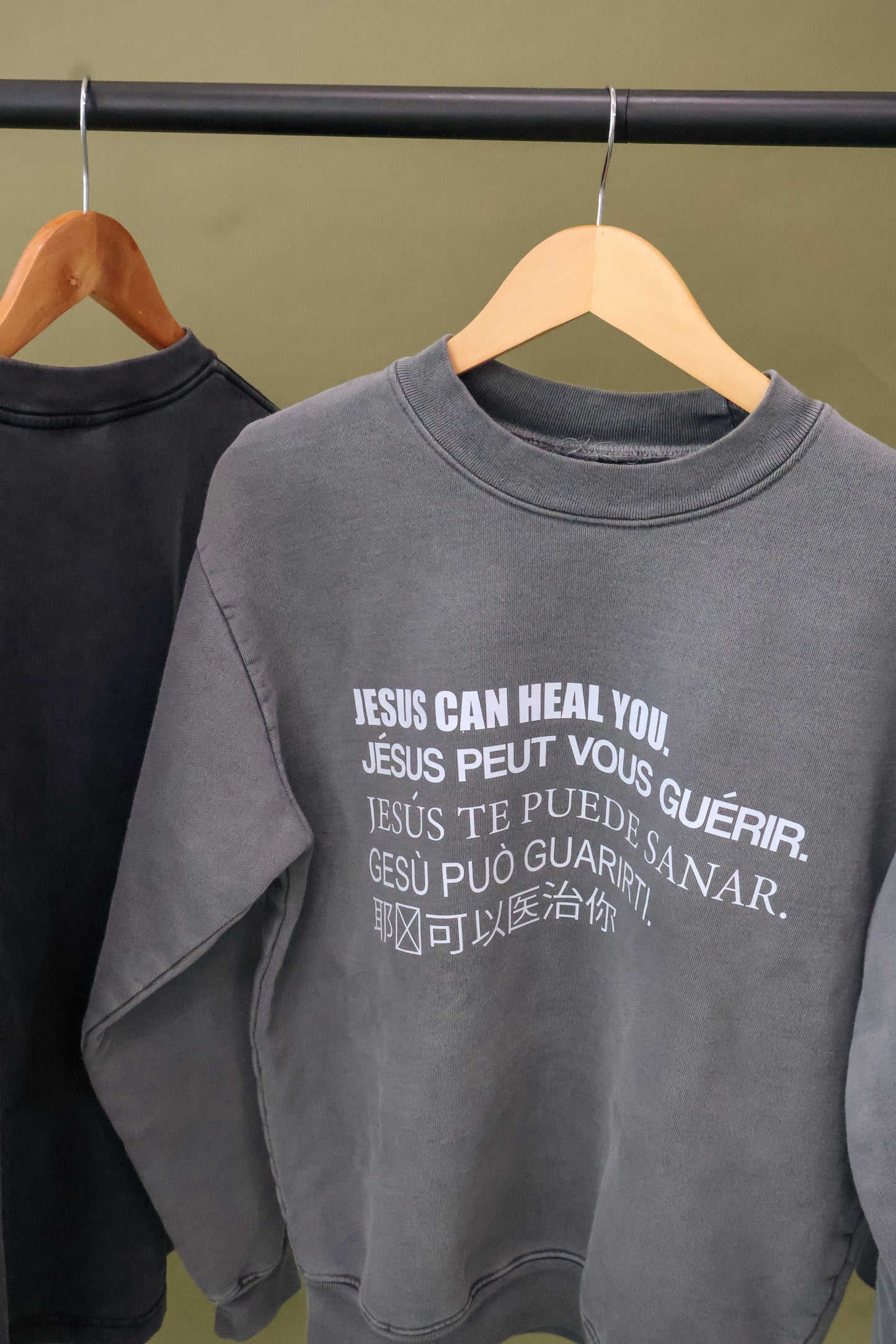 "JESUS CAN HEAL YOU" SWEATSHIRT